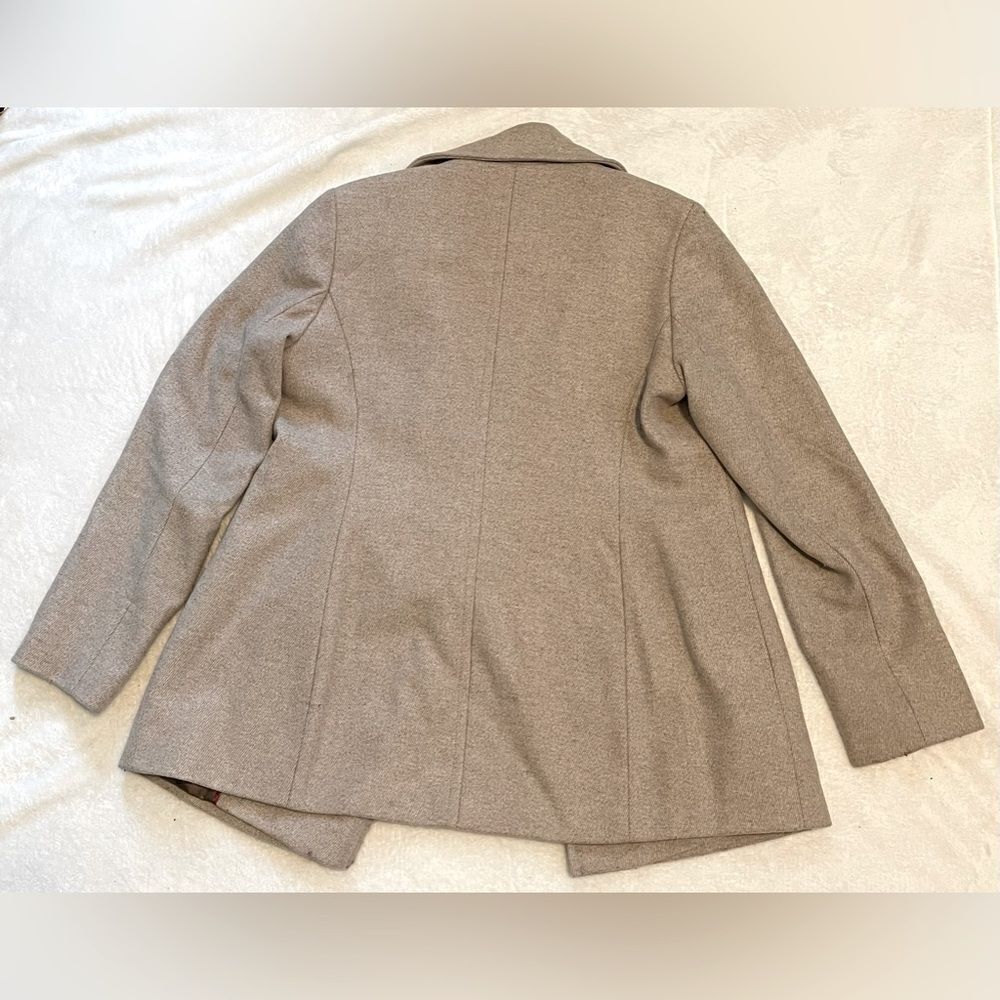 Calvin Klein Wool Pea Coat Jacket 4 - Picture 4 of 6